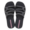 CHANCLAS DE MUJER IPANEMA SOLAR GLOW SLIDE AD BLACK/GLITTER