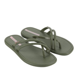 CHANCLAS DE MUJER IPANEMA MEU SOL RASTEIRA AD GREEN/PINK - Querol online