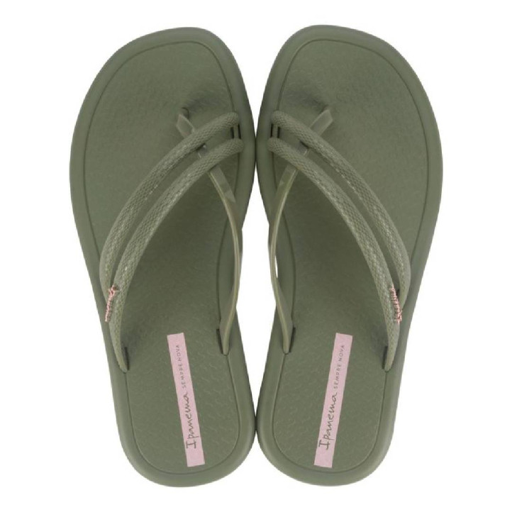 CHANCLAS DE MUJER IPANEMA MEU SOL RASTEIRA AD GREEN/PINK - Querol online