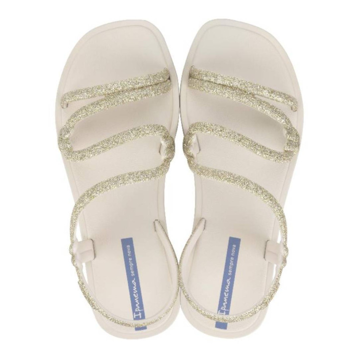 CHANCLAS DE MUJER IPANEMA SOLAR GLOW SAND AD BEIGE AZUL - Querol online
