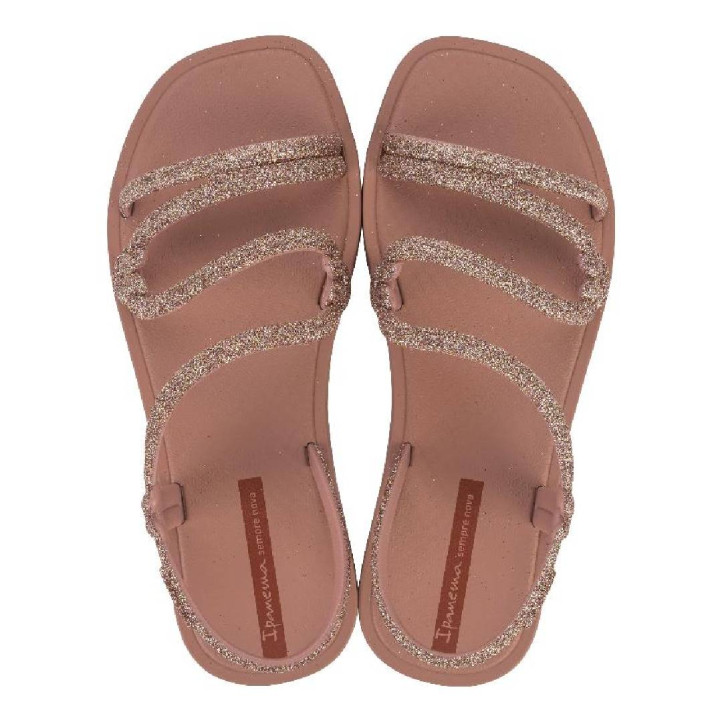 CHANCLAS DE MUJER IPANEMA SOLAR GLOW SAND AD ROSA MARRON - Querol online