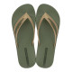 CHANCLAS DE MUJER IPANEMA BOSSA SOFT V FEM GREEN/GOLD - Querol online