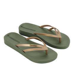 CHANCLAS DE MUJER IPANEMA BOSSA SOFT V FEM GREEN/GOLD - Querol online