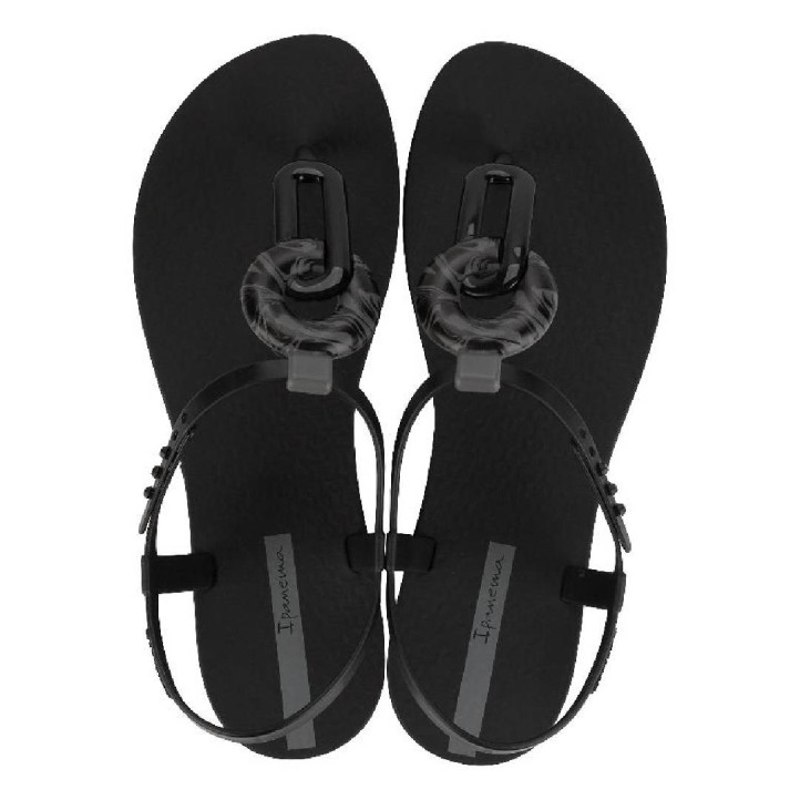 CHANCLAS DE MUJER IPANEMA CLASS MARBLE SANDAL FEM BLACK/GREY - Querol online