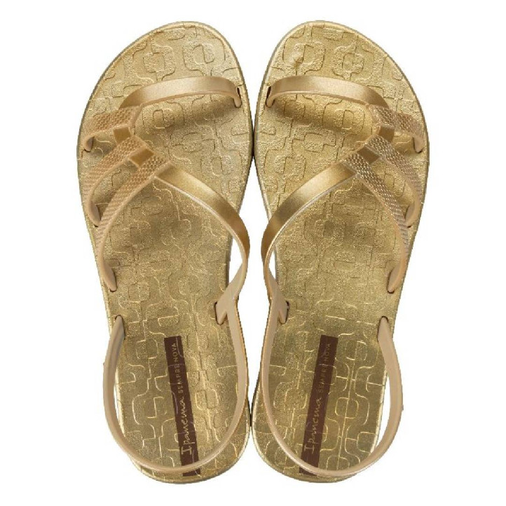 CHANCLAS DE MUJER IPANEMA DIVERSA MAIS SANDAL AD BEIGE/METALLIC - Querol online