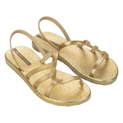 CHANCLAS DE MUJER IPANEMA DIVERSA MAIS SANDAL AD BEIGE/METALLIC - Querol online