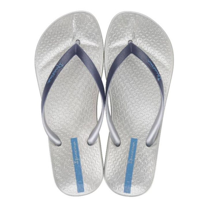 CHANCLAS DE MUJER IPANEMA ANATOMICA SHINE FEM GREY/METALLIC BLUE - Querol online