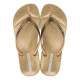 CHANCLAS DE MUJER IPANEMA ANATOMICA SHINE FEM BEIGE/BRONZE - Querol online