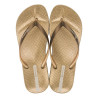 CHANCLAS DE MUJER IPANEMA ANATOMICA SHINE FEM BEIGE/BRONZE