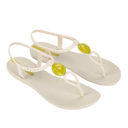 CHANCLAS DE MUJER IPANEMA CLASS PARTY SANDAL FEM BEIGE/GREEN - Querol online