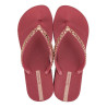 CHANCLAS DE MUJER IPANEMA MESH IX PLAT FEM RED/ROSE