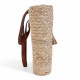 Capazo de ráfia con borla multicolor con conchas - Querol online