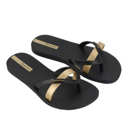CHANCLAS DE UNISEX IPANEMA KIREI KIDS BLACK/GOLD - Querol online