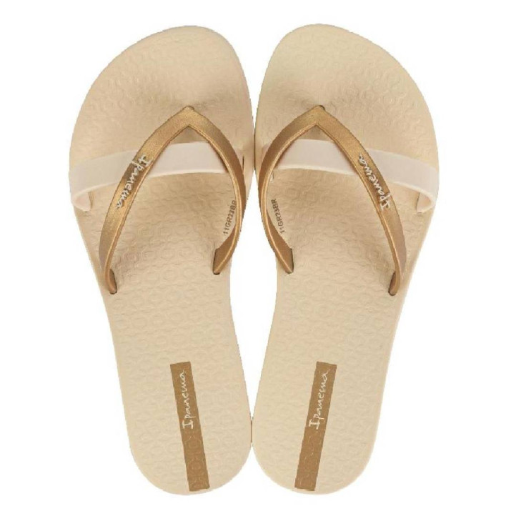 CHANCLAS DE UNISEX IPANEMA KIREI KIDS BEIGE/GOLD - Querol online