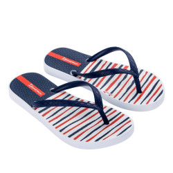 CHANCLAS DE NIñA IPANEMA CLASSIC HAPPY KIDS BLANCO AZUL - Querol online