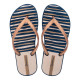 CHANCLAS DE NIñA IPANEMA CLASSIC HAPPY KIDS AZUL DORADO - Querol online