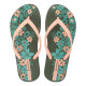 CHANCLAS DE NIñA IPANEMA CLASSIC HAPPY KIDS VERDE BEIGE - Querol online