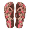CHANCLAS DE NIñA IPANEMA CLASSIC HAPPY KIDS MARRON ROSA