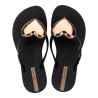 CHANCLAS DE NIñA IPANEMA MAXI FASHION II KIDS NEGRO BRONCE