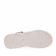 Sandalias plataformas Redlove bimba con tiras metalizadas de colores y cierre con velcro - Querol online