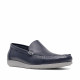 Zapatos vestir Lobo denali azules con repunte blanco - Querol online