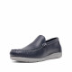 Zapatos vestir Lobo denali azules con repunte blanco - Querol online