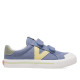 Zapatillas lona Victoria tribu azules con la V amarilla - Querol online