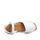 avarques Duendy menorquines blanques amb tancament de velcro al tormell - Querol online