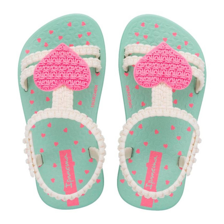 CHANCLAS DE UNISEX MY FIRST IPANEMA BABY GREEN/BEIGE - Querol online