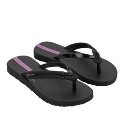 CHANCLAS DE NIñA IPANEMA DIVERSA KIDS BLACK/LILAC - Querol online