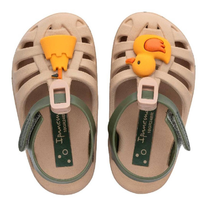 CHANCLAS DE UNISEX IPANEMA SUMMER XV BABY BEIGE/GREEN - Querol online