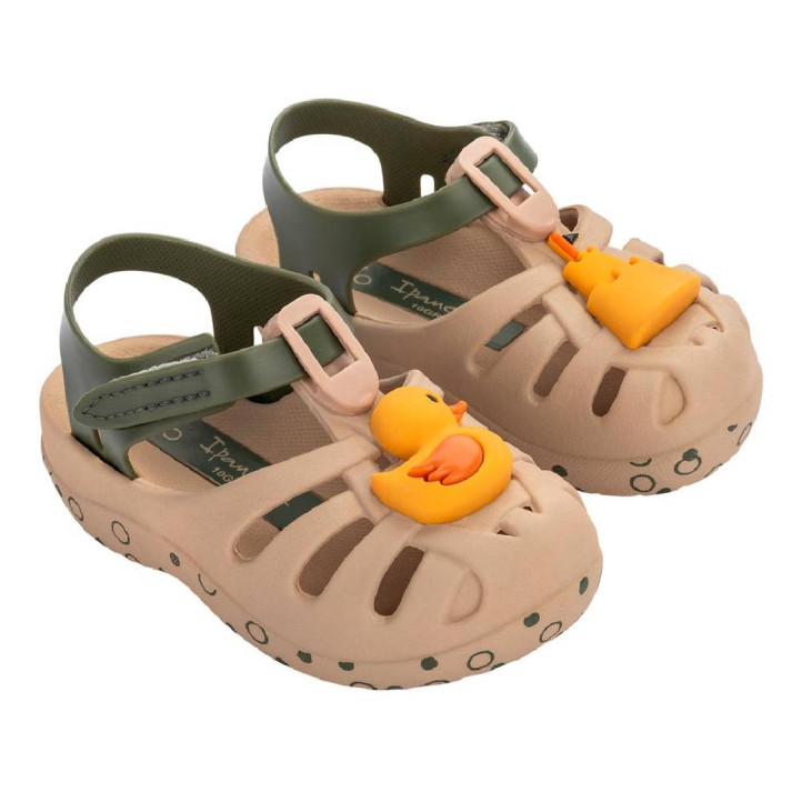 CHANCLAS DE UNISEX IPANEMA SUMMER XV BABY BEIGE/GREEN - Querol online