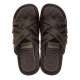 CHANCLAS DE HOMBRE CARTAGO FIJI ESSENCIAL SLIDE AD BROWN/BROWN - Querol online