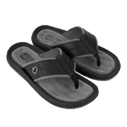 CHANCLAS DE HOMBRE CARTAGO FIJI IV THONG AD GREY/BLACK/GREY - Querol online