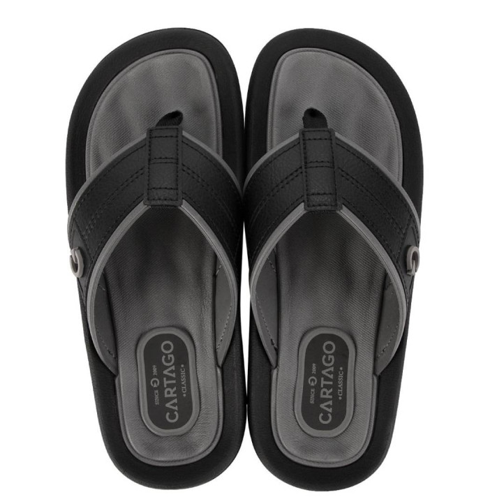 CHANCLAS DE HOMBRE CARTAGO FIJI IV THONG AD GREY/BLACK/GREY - Querol online