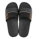 CHANCLAS DE HOMBRE CARTAGO DAKAR SLIDE AD BLACK/BROWN - Querol online