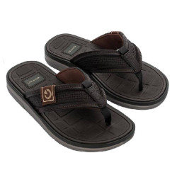 CHANCLAS DE HOMBRE CARTAGO LYON II THONG AD GREY/BROWN/GREEN - Querol online
