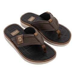 CHANCLAS DE HOMBRE CARTAGO LYON II THONG AD BEIGE/BROWN/BLACK - Querol online