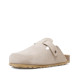 Zuecos Redlove roma beige con detalle de hebilla y plantilla tipo bio - Querol online