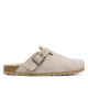 Zuecos Redlove roma beige con detalle de hebilla y plantilla tipo bio - Querol online