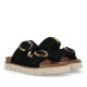 Sandalias planas No Name sandy slap black - Querol online