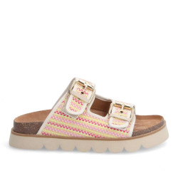 Sandàlies planes No Name sandy slap pink - Querol online