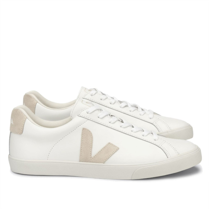 Zapatillas urban VEJA esplar leather white sable para mujer - Querol online