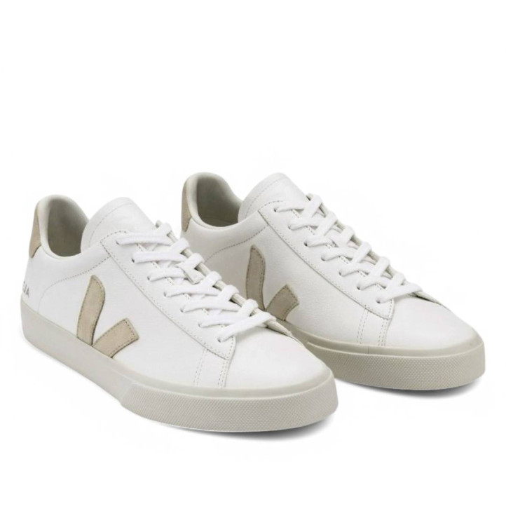 Zapatillas urban VEJA campo leather white almond para mujer - Querol online