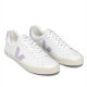 Zapatillas urban VEJA esplar leather white parme para mujer - Querol online
