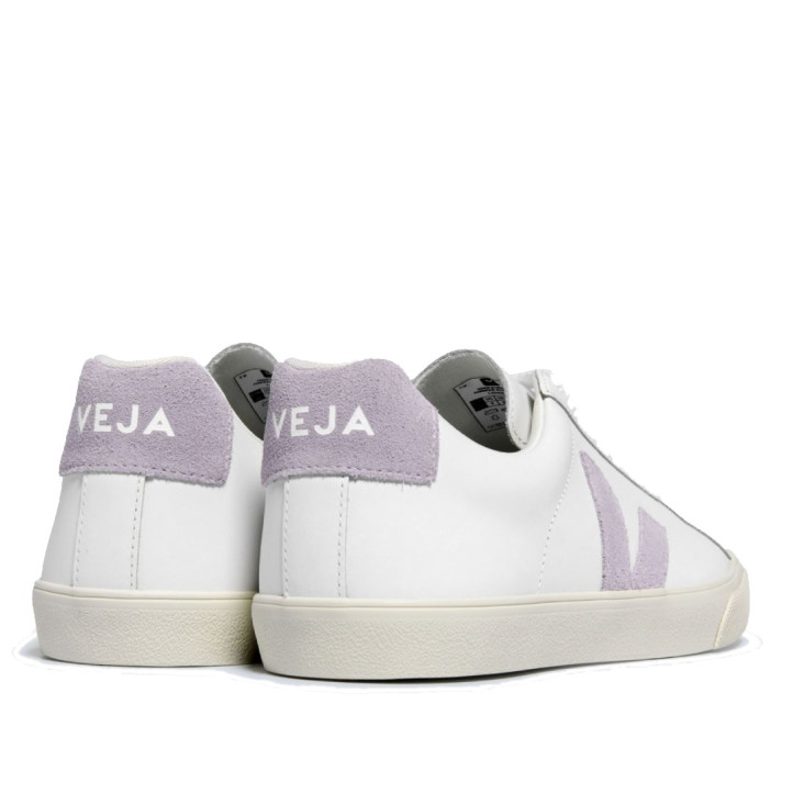 Zapatillas urban VEJA esplar leather white parme para mujer - Querol online