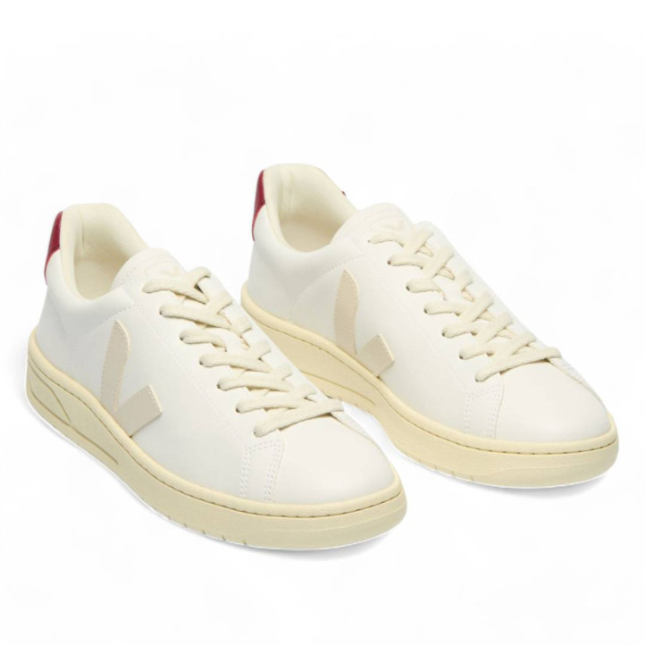 Zapatillas urban VEJA urca cwl white pierre marsala para mujer - Querol online