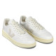 Zapatillas urban VEJA v-90 leather white natural para mujer - Querol online