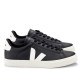 Zapatillas deportivas VEJA campo leather black white para hombre - Querol online