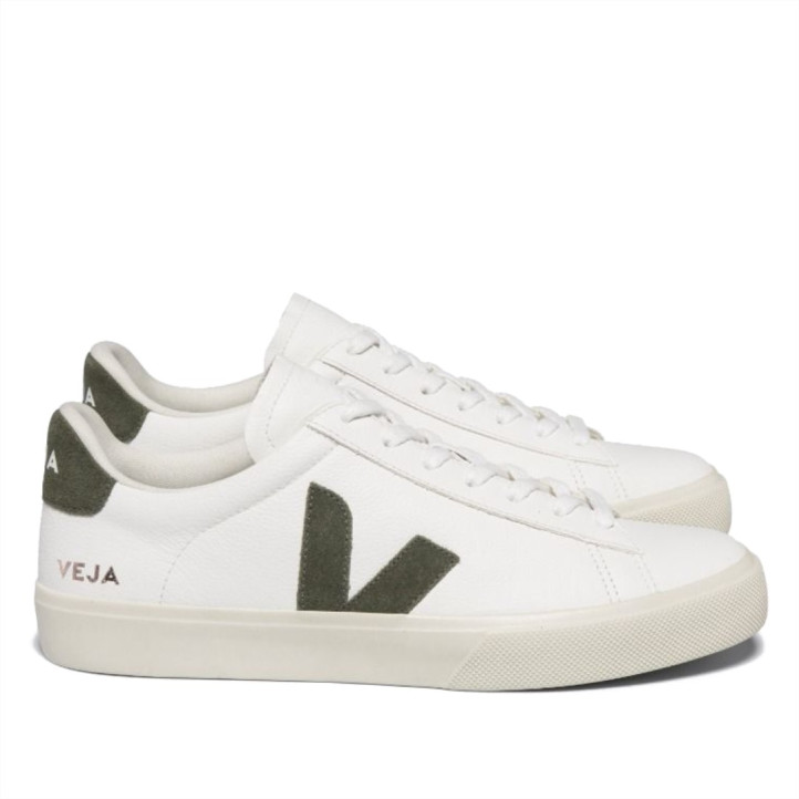 Zapatillas deportivas VEJA campo leather kaki para hombre - Querol online